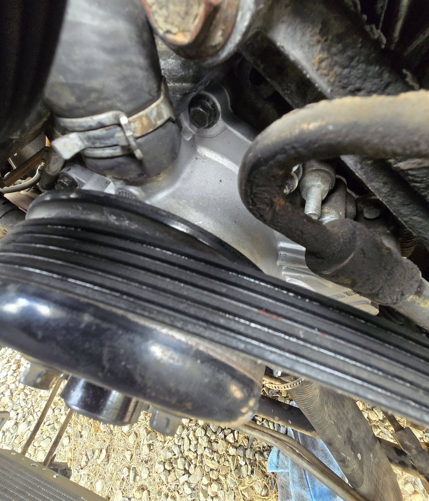Water pump, pulley and hoses on a 2003 Ford Ranger in Ojai